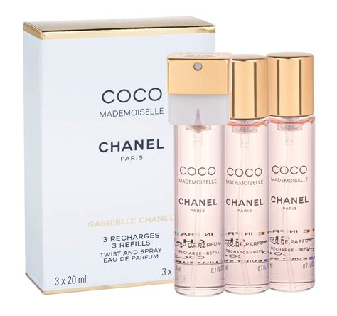 chanel refill perfume cost|chanel mademoiselle refill 20ml.